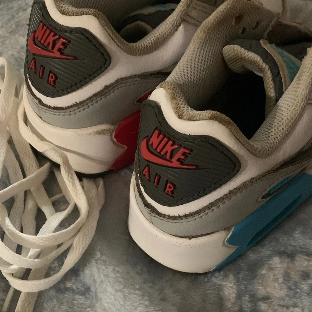 Nike Air Max- Kids Sneakers White Red Blue